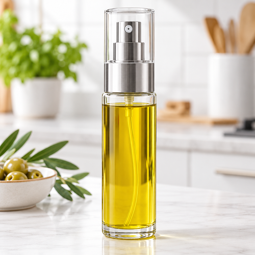 PurePour Manual Glass Oil Sprayer — hero view