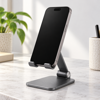SnapDesk Adjustable Phone Stand — hero view